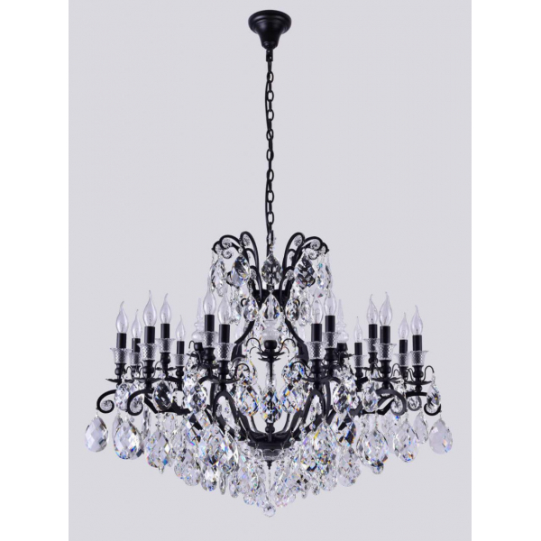 Подвесная люстра Crystal Lux Magnifico SP19 Black/Transparent Подвесная люстра Crystal Lux Magnifico SP19 Black/Transparent