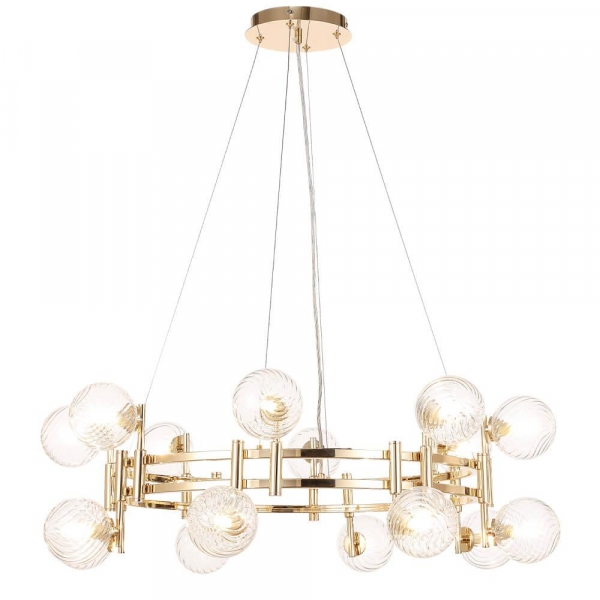 Подвесная люстра Crystal Lux Luxury SP16 Gold Подвесная люстра Crystal Lux Luxury SP16 Gold