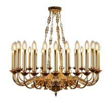 Подвесная люстра iLamp Louvre MD8551-30 GD