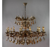 Подвесная люстра Ambiente Leon 2128/12+12 PB Honey Leaf