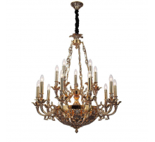 Подвесная люстра Lucia Tucci Firenze 1781.15.3 Antique Gold