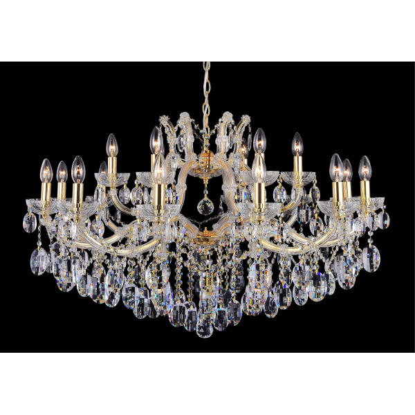 Подвесная люстра Crystal Lux Hollywood SP12+6 Gold