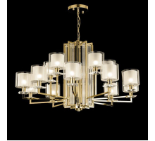 Подвесная люстра Crystal Lux Nicolas SP-PL10+5 Gold/White