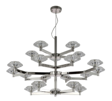 Подвесная люстра Crystal Lux Rebeca SP5+10+5 Nickel