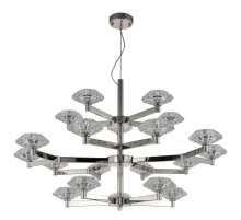 Подвесная люстра Crystal Lux Rebeca SP5+10+5 Nickel