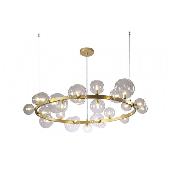 Подвесная люстра Crystal Lux Agata SP24 V2 Gold/Transparente Подвесная люстра Crystal Lux Agata SP24 V2 Gold/Transparente