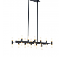 Подвесная люстра Lumina Deco Richmond LDP 6035-24 PR+BK+GD