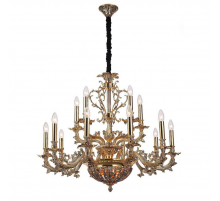Подвесная люстра Lucia Tucci Firenze 1780.15.3 Antique Gold