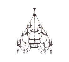 Подвесная люстра Crystal Lux Suerte Brown SP12+6+6