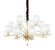 Подвесная люстра Ideal Lux Pegaso SP12 Ottone Satinato 197746