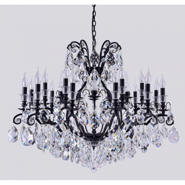 Подвесная люстра Crystal Lux Magnifico SP19 Black/Transparent Подвесная люстра Crystal Lux Magnifico SP19 Black/Transparent