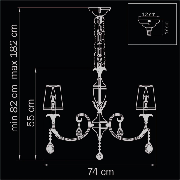 Подвесная люстра Lightstar Cappa 691082 Подвесная люстра Lightstar Cappa 691082