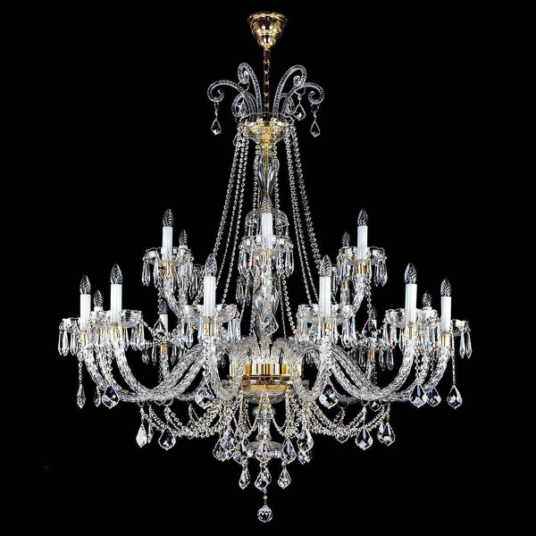 Подвесная люстра Artglass Mirela XVIII. Polished CE Подвесная люстра Artglass Mirela XVIII. Polished CE