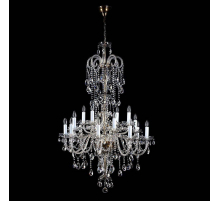 Подвесная люстра Artglass Theodora XVI. 910x1500 Dark Patina CE