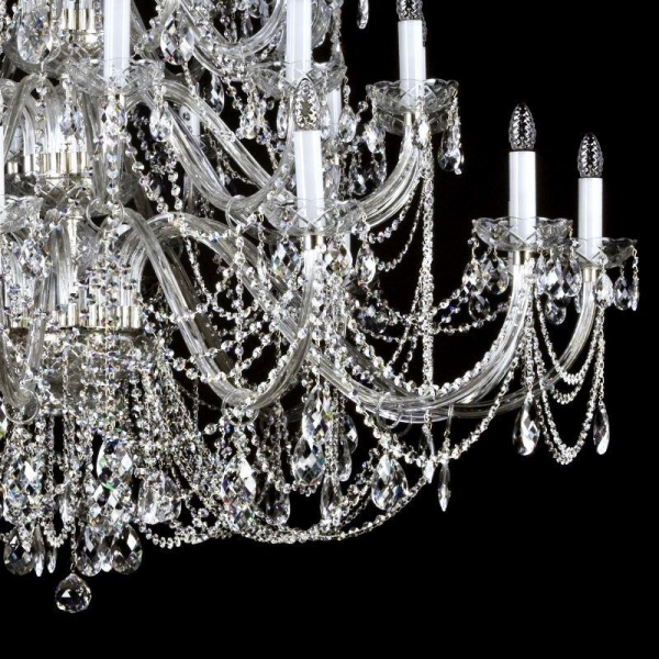 Подвесная люстра Artglass Aurelie 42 Nickel CE Подвесная люстра Artglass Aurelie 42 Nickel CE