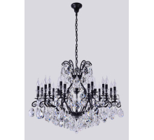 Подвесная люстра Crystal Lux Magnifico SP19 Black/Transparent