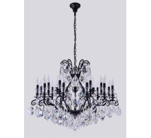 Подвесная люстра Crystal Lux Magnifico SP19 Black/Transparent