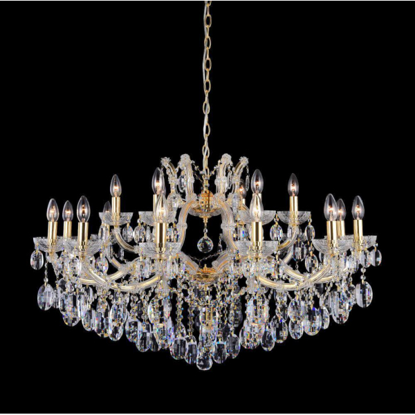 Подвесная люстра Crystal Lux Hollywood SP12+6 Gold Подвесная люстра Crystal Lux Hollywood SP12+6 Gold