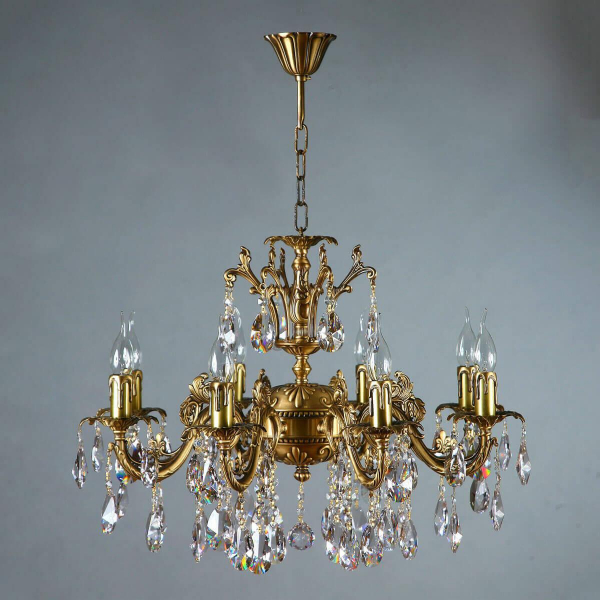 Подвесная люстра Ambiente Granada 2118/8 AB Tear drop Подвесная люстра Ambiente Granada 2118/8 AB Tear drop