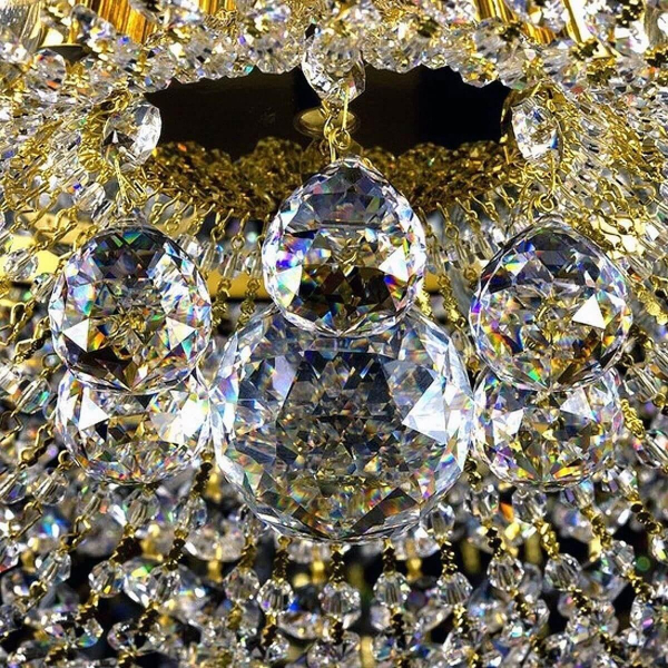 Потолочная люстра Artglass Gerta Dia 1000 Polished CE Потолочная люстра Artglass Gerta Dia 1000 Polished CE