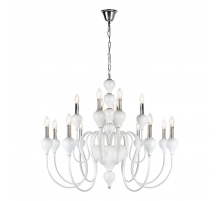 Подвесная люстра iLamp Lady 88003-10+5 WH