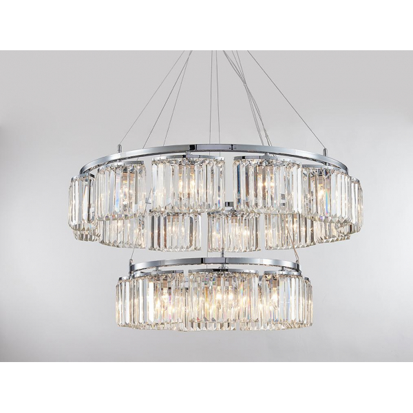 Подвесная люстра Newport 4358+12/S Chrome М0062828 Подвесная люстра Newport 4358+12/S Chrome М0062828