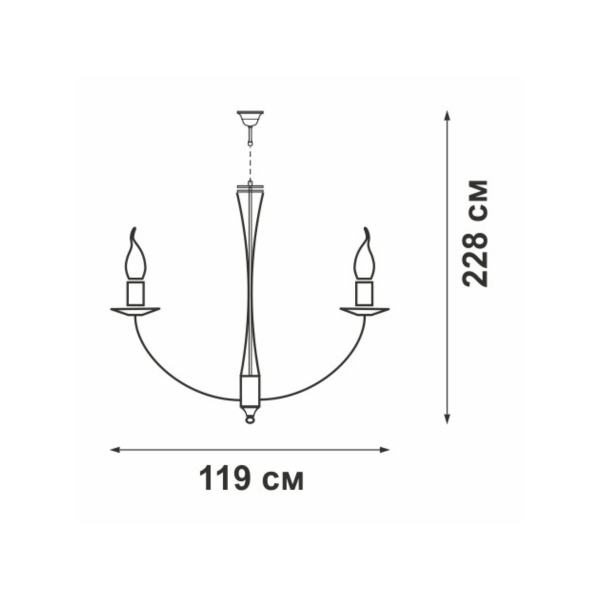 Подвесная люстра Vitaluce V3295-7/20+10