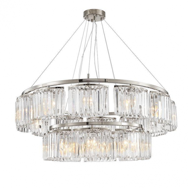 Подвесная люстра Newport 4358+12/S Chrome М0062828 Подвесная люстра Newport 4358+12/S Chrome М0062828