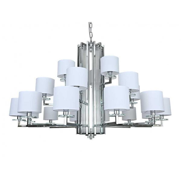Подвесная люстра Newport Amalia 35412+6+3/C chrome без абажуров М0069064 Подвесная люстра Newport Amalia 35412+6+3/C chrome без абажуров М0069064