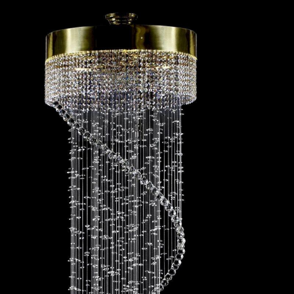 Каскадная люстра Artglass Spiral 600X2500 Chaos CE Каскадная люстра Artglass Spiral 600X2500 Chaos CE