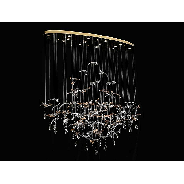 Люстра NEWPORT 8220/140 С oval gold polished