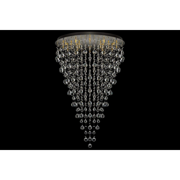 Каскадная люстра Arti Lampadari Flusso H 1.4.80.615 N Каскадная люстра Arti Lampadari Flusso H 1.4.80.615 N