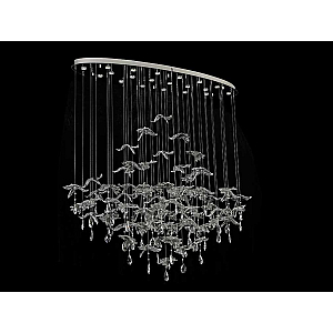 Подвесная люстра Newport 8220/140 С oval chrome М0071691