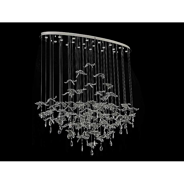 Подвесная люстра Newport 8220/140 С oval chrome М0071691