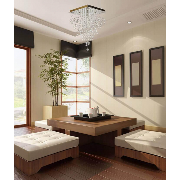 Каскадная люстра Arti Lampadari Flusso H 1.4.50.515 G Каскадная люстра Arti Lampadari Flusso H 1.4.50.515 G