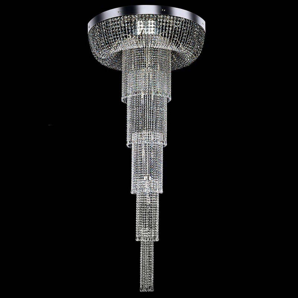 Каскадная люстра Artglass Rosamunde Dia 1000X2200 Polished CE Каскадная люстра Artglass Rosamunde Dia 1000X2200 Polished CE