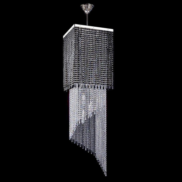 Каскадная люстра Artglass Ambra Nickel CE Каскадная люстра Artglass Ambra Nickel CE