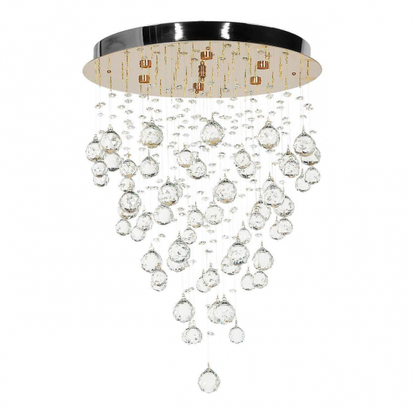 Каскадная люстра Arti Lampadari Flusso H 1.4.45.615 G Каскадная люстра Arti Lampadari Flusso H 1.4.45.615 G