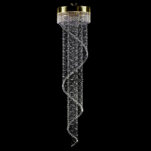Каскадная люстра Artglass Spiral 600X2500 Chaos CE Каскадная люстра Artglass Spiral 600X2500 Chaos CE