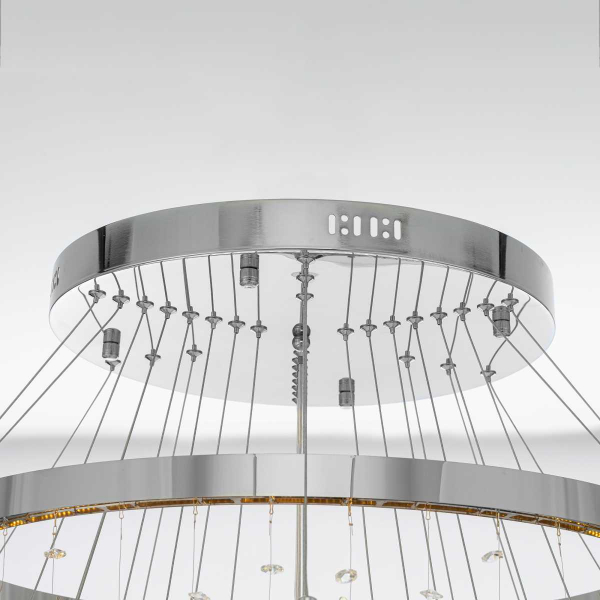 Люстра хрустальная с пультом Citilux ETERA CL322090 Люстра хрустальная с пультом Citilux ETERA CL322090