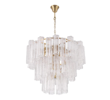 Каскадная люстра Crystal Lux Rose SP15 BRASS