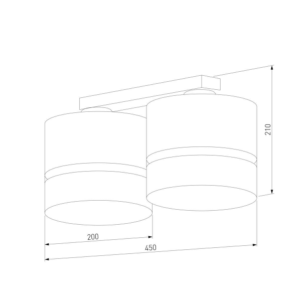 Потолочная люстра TK Lighting 6692 Paglia Потолочная люстра TK Lighting 6692 Paglia