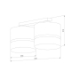 Потолочная люстра TK Lighting 6692 Paglia