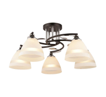 Потолочная люстра IMEX MD.2867-5-S BK+CH