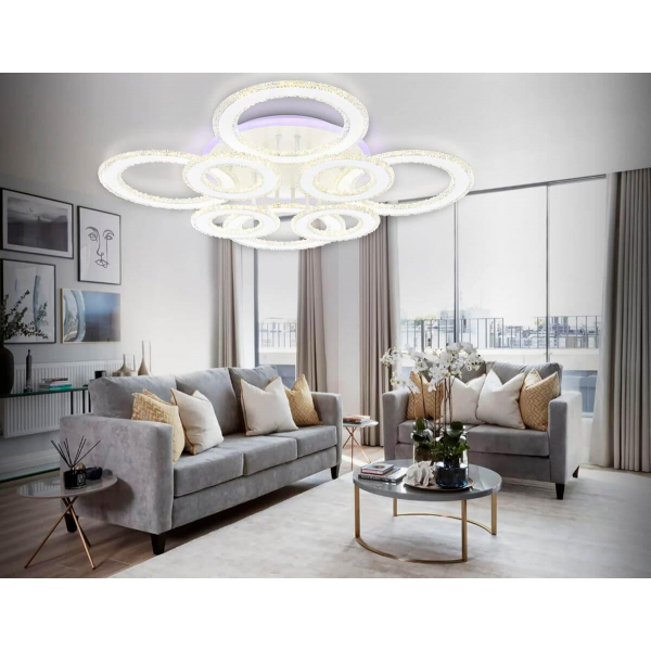 Потолочная светодиодная люстра Ambrella light Acrylica Original FA8854 Потолочная светодиодная люстра Ambrella light Acrylica Original FA8854