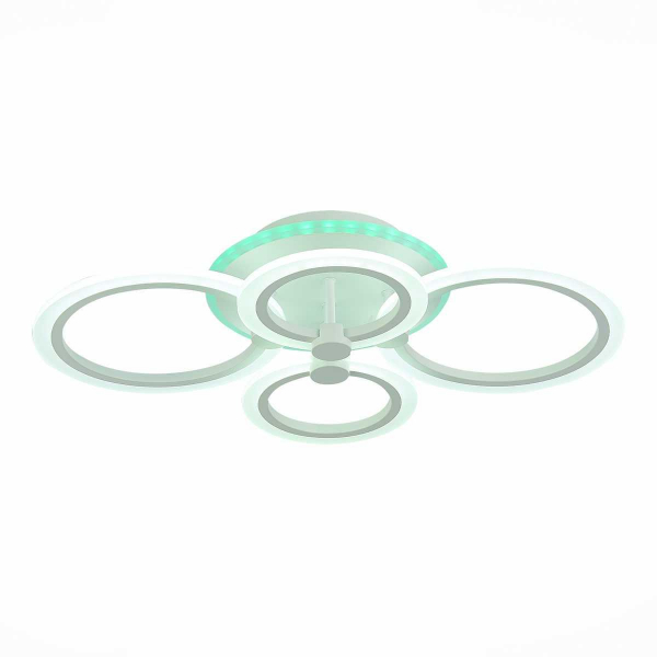 Потолочная светодиодная люстра Evoluce Cerina SLE500552-04RGB Потолочная светодиодная люстра Evoluce Cerina SLE500552-04RGB