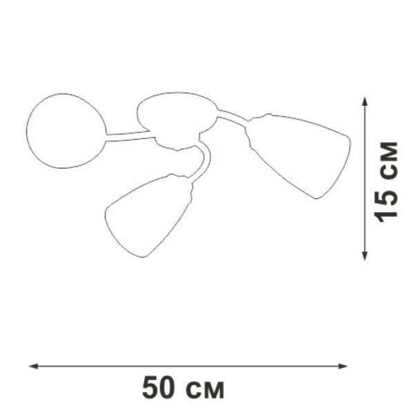 Потолочная люстра Vitaluce V3751-0/3PL