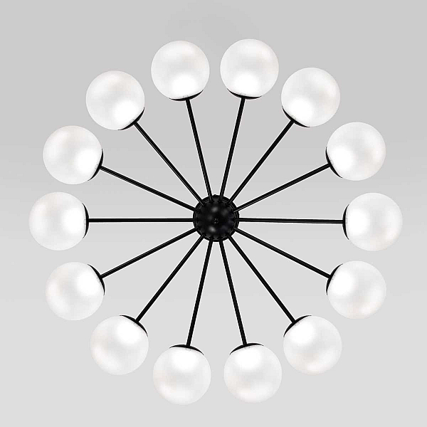 Потолочная люстра Eurosvet Vinter 201057 LED черный a072623