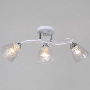 Потолочная люстра Reluce 55560-0.3-03 WH+CR