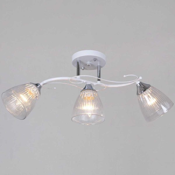 Потолочная люстра Reluce 55560-0.3-03 WH+CR